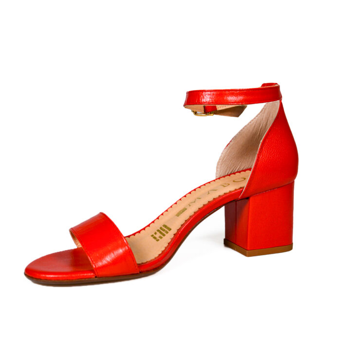 Sandalia con Tacon Mujer En Piel Autentica Mabo JF Mod412 - Imagen 3