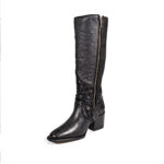 Botas Mujer En Piel Autentica Cuadra 4P05RS Santana - Imagen 4