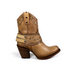 Botines Mujer En Piel Autentica Cuadra 1Z42RS Montreal