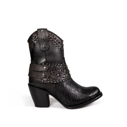 Botines Mujer En Piel Autentica Cuadra 1Z42PH
