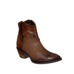 Botines Mujer Casuales en Piel Autentica Cuadra 4A34RS - Imagen 2