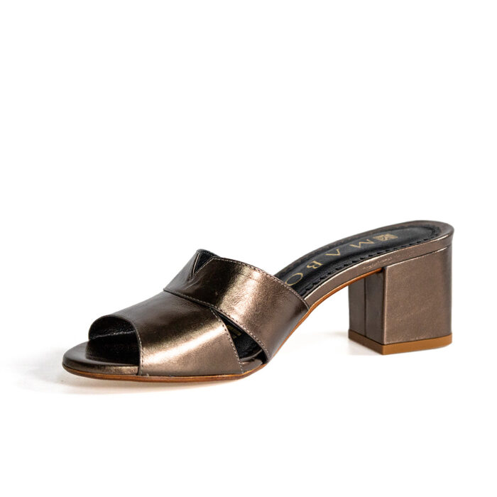 Sandalia con Tacon Mujer En Piel Autentica Mabo JF Mod408 - Imagen 3