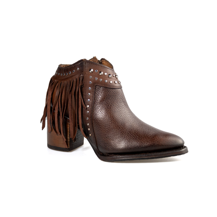 Botines Mujer Casual En Piel Autentica Cuadra 4Q10RS - Imagen 2