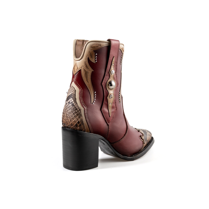 Botines Mujer Casual En Piel Autentica Cuadra 4Q06PH - Imagen 3