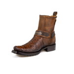 Botines Hombre En Piel Autentica Cuadra 1J2LPH Ret Back - Imagen 4