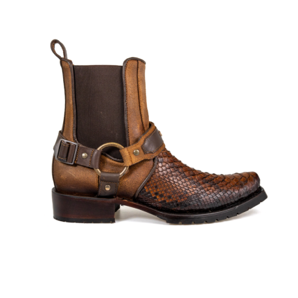 Botines Hombre En Piel Autentica Cuadra 1J2LPH Ret Back