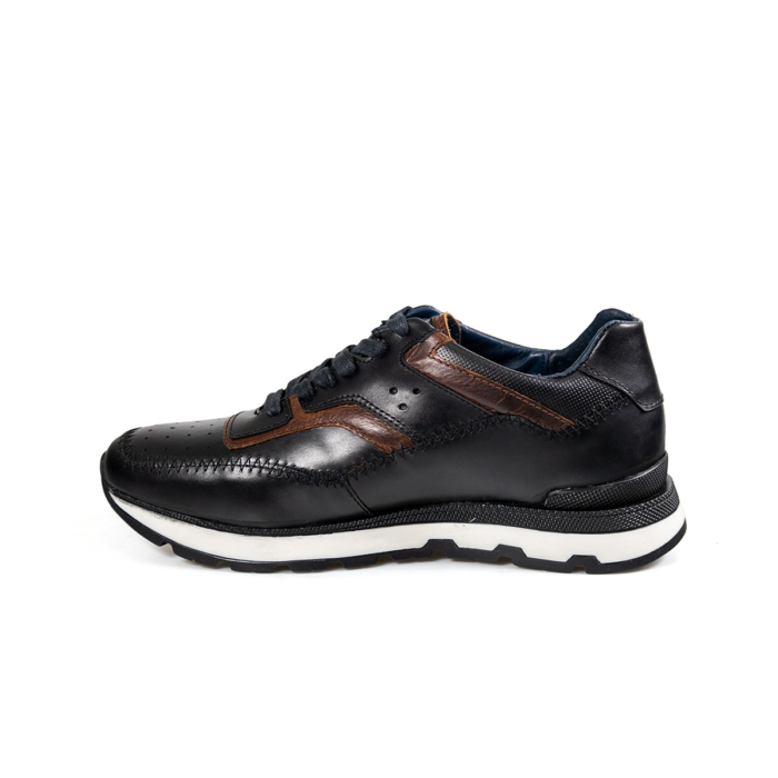 Sneakers Hombre En Piel Autentica Mabo CMB Mod5704 Vitelo - Imagen 4