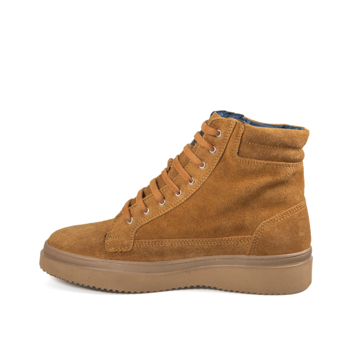 Sneakers Hombre En Piel Autentica Mabo CMB Mod3501 Gamusa - Imagen 4