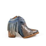 Botines Mujer En Piel Autentica Cuadra 4Q10PH Ret Belly