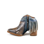 Botines Mujer En Piel Autentica Cuadra 4Q10PH Ret Belly - Imagen 4