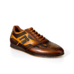 Sneakers Hombre en Piel Autentica Cuadra 82KPBST - Imagen 2