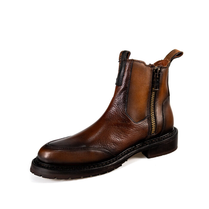 Botines Hombre en Piel Autentica Cuadra 4U01VE - Imagen 3