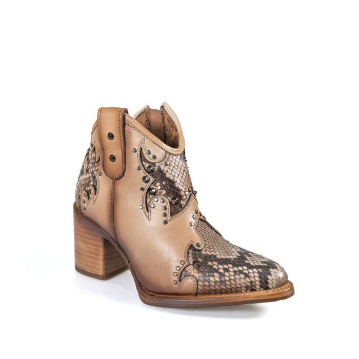 Botines Mujer Casual en Piel Autentica Cuadra 4Q12PH - Imagen 2