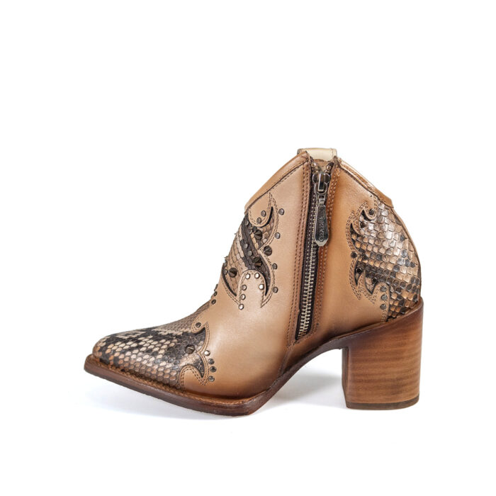 Botines Mujer Casual en Piel Autentica Cuadra 4Q12PH - Imagen 4