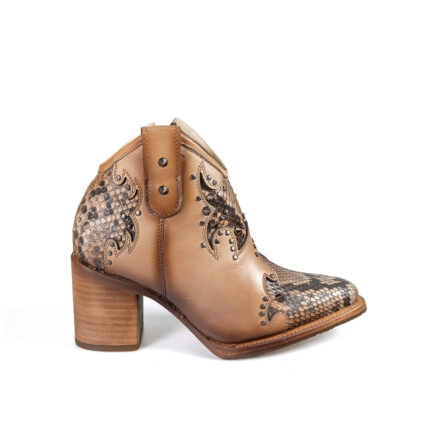 Botines Mujer Casual en Piel Autentica Cuadra 4Q12PH