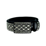 Cinto Hombre Hilo de Plata MABO Rombo-Cadena Rombos 2pg