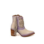 Botines Mujer en Piel Autentica Cuadra 4Q07RS