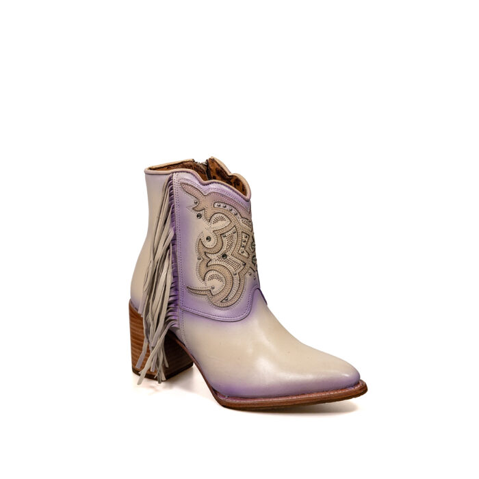 Botines Mujer en Piel Autentica Cuadra 4Q07RS - Imagen 2