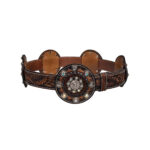 Cinto Mujer Western Gigante Circulo Mod129329