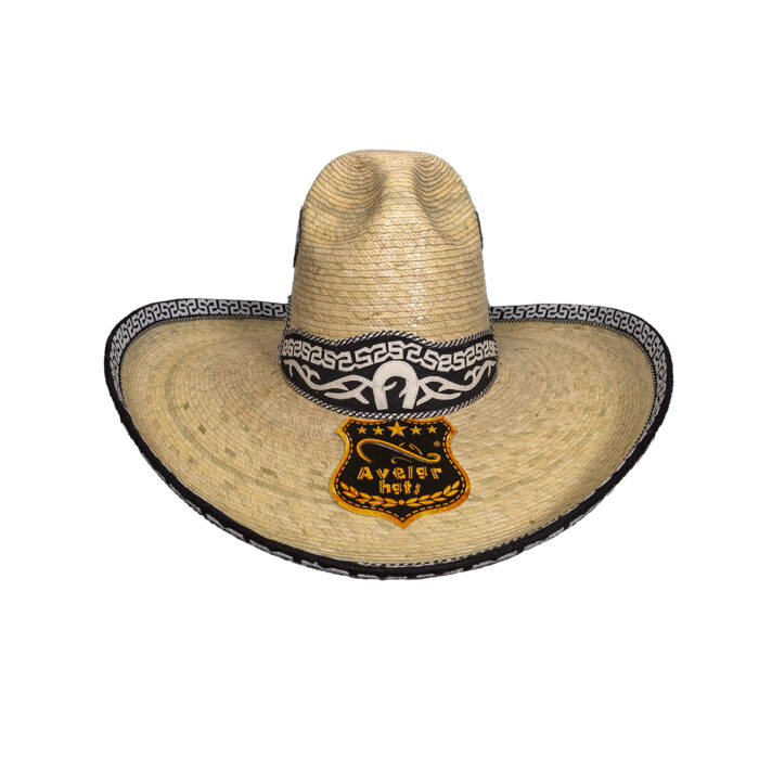 Sombrero Adulto Avelar Cuatro Pedradas Palma Verde - Imagen 1