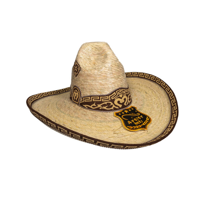 Sombrero Adulto Avelar Cuatro Pedradas Palma Verde - Imagen 4