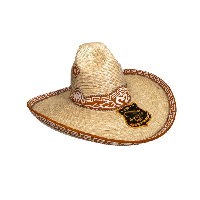 Sombrero Adulto Avelar Cuatro Pedradas Palma Verde - Imagen 6