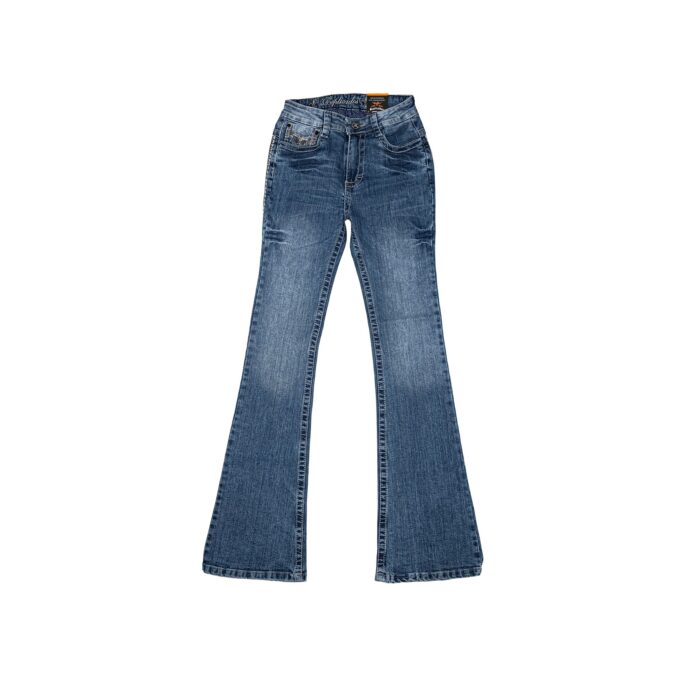 Pantalon Mujer Replicados mod0413 Acampanado T L Az - Imagen 1