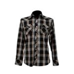 Camisa Hombre TNT Vaquera Cuadro Gris 90059