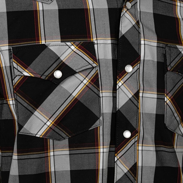 9003270-4.jpg Camisa Hombre TNT Vaquera Cuadro Gris 90059 - Imagen 4