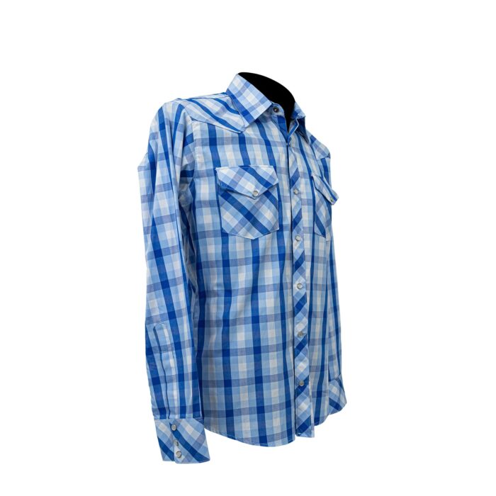 9003272-2.jpg Camisa Hombre TNT Vaquera Cuadrado Cielo 90054 - Imagen 2