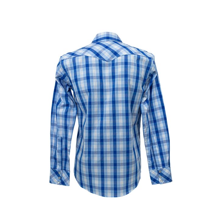 9003272-3.jpg Camisa Hombre TNT Vaquera Cuadrado Cielo 90054 - Imagen 3