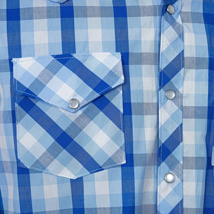 9003272-4.jpg Camisa Hombre TNT Vaquera Cuadrado Cielo 90054 - Imagen 4