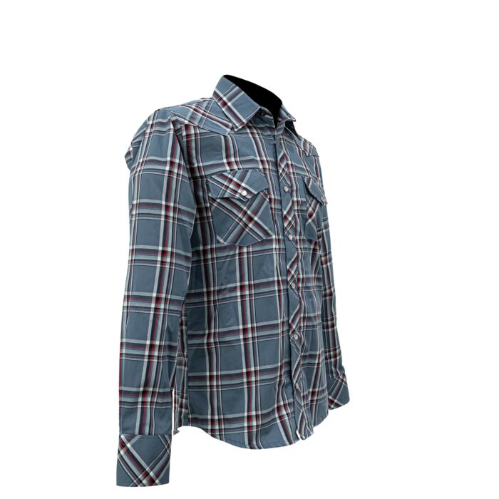 Camisa Hombre TNT Vaquera 90110 Rojo - Imagen 2