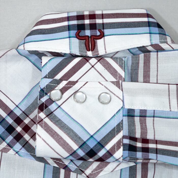 9003344-3.jpg Camisa Hombre TNT 90116 Cuadros Az/Tin - Imagen 3