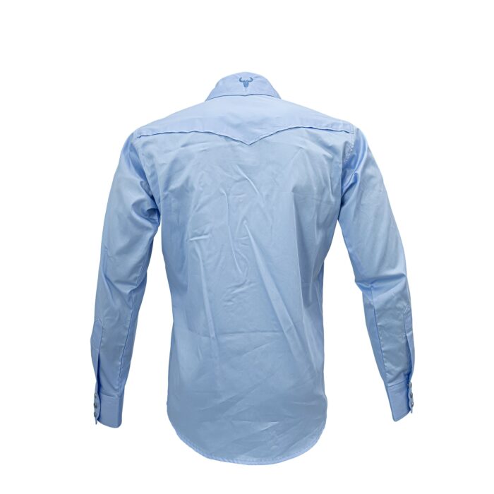 9003397-2.jpg Camisa Hombre TNT 90105 Satinado Cielo - Imagen 2