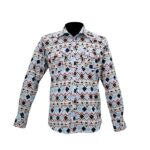 Camisa Hombre TNT 90089 Tribal Rojo/Azul