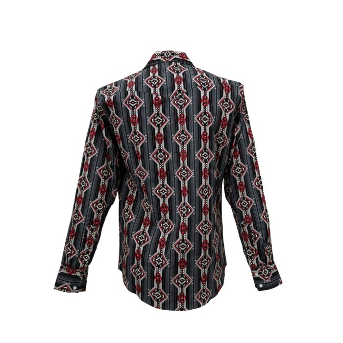 9003413-2.jpg Camisa Hombre Replicados Navajo Rojo/ - Imagen 2