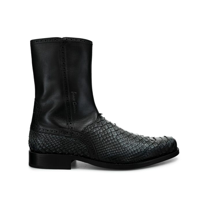 Bota Hombre Cuadra 827PBTS Piton Ternera Gris - Imagen 1