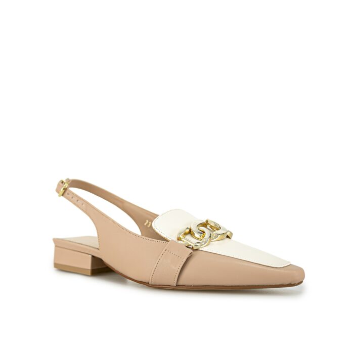 Mocasin Destalonado Mujer Felipe Rivera 60800 Latte - Imagen 2