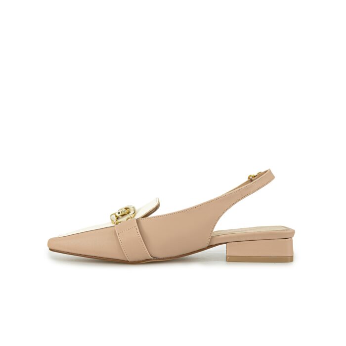 Mocasin Destalonado Mujer Felipe Rivera 60800 Latte - Imagen 4