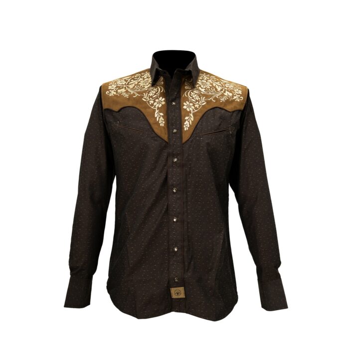 Camisa Hombre Winster Rameado Gamusa - Imagen 1