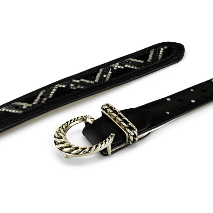 Cinto Mujer Cuadra CDA30PH Piton Trufa/Taormina - Imagen 3