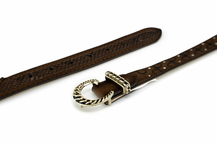 Cinto Mujer Cuadra CDA30PH Piton Trufa/Taormina - Imagen 6