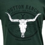 Playera Hombre Ranch&Corral Dutton Ranch Skull RCP44 - Imagen 2