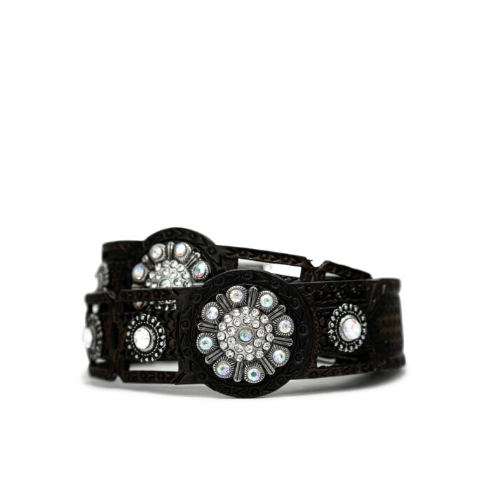 Cinto Mujer Western Concho Flor A02-1 - Imagen 2