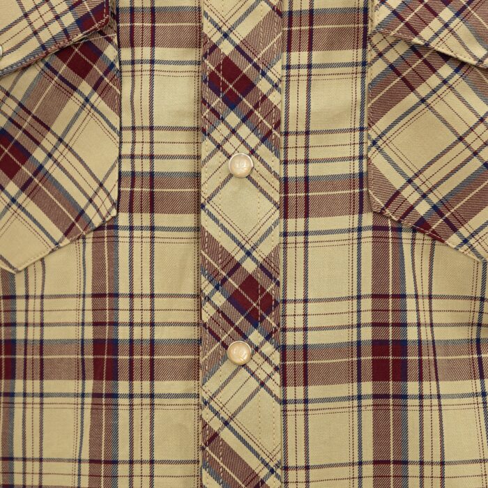 Camisa Hombre Cero Uno Tinto Cuadros - Imagen 3