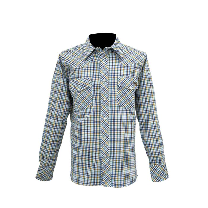 Camisa Hombre Cero Uno Cuadro Colores - Imagen 1