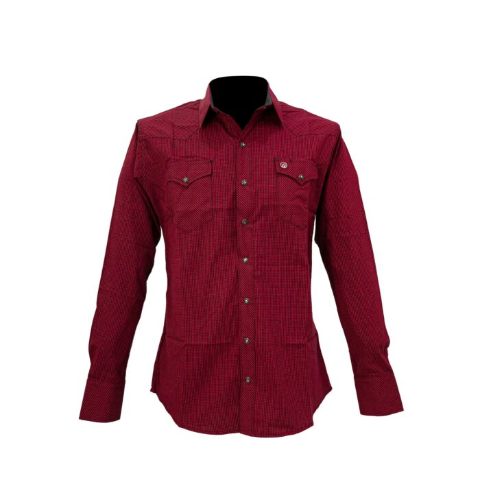 Camisa Hombre Winster Micro Cuadro - Imagen 1