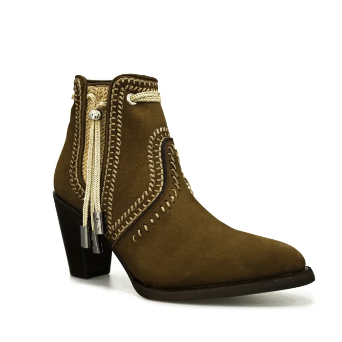 Botin Mujer Cuadra 3F0URS Grease Nubuck - Imagen 2