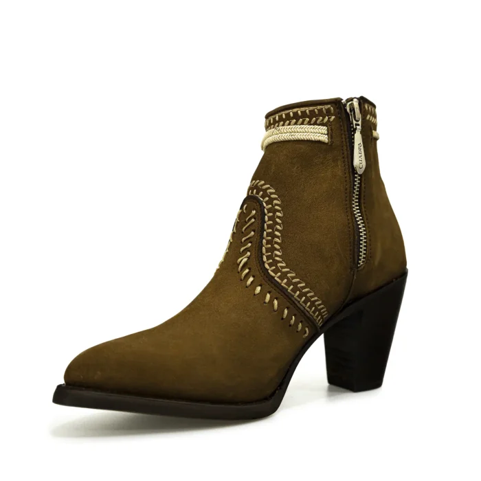 Botin Mujer Cuadra 3F0URS Grease Nubuck - Imagen 3